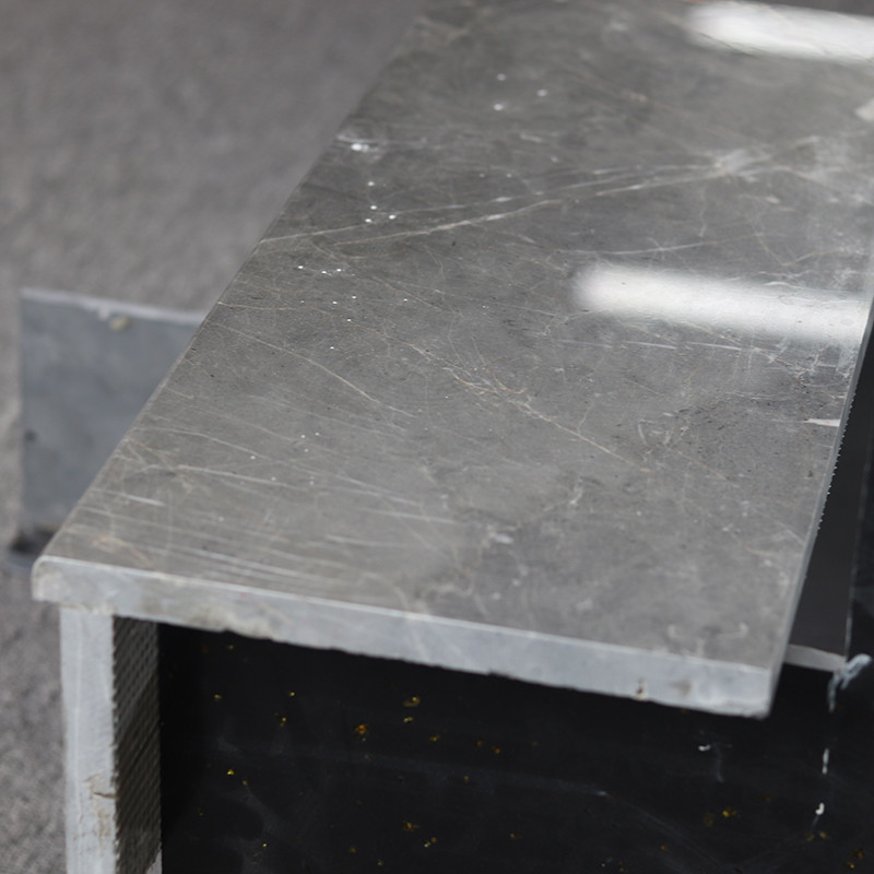 Natuurlijk Marmeren van de de Steenmuur van Tredestappen de Vloer Binnen Modern Ontwerp Grey Stair Slab