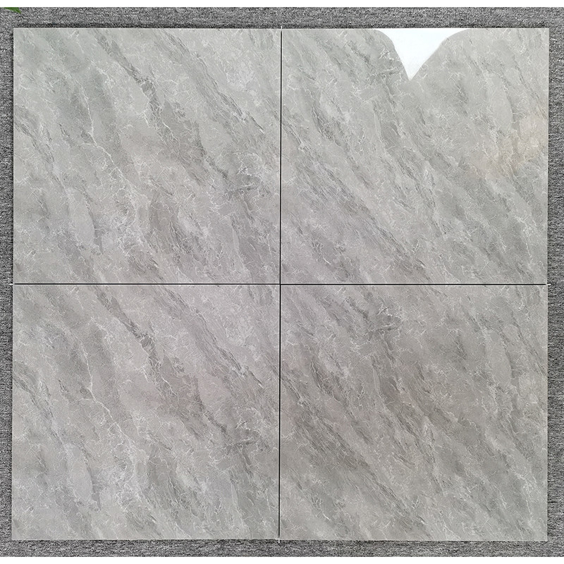 Hoge Glanzend van Gray Marble Polished Porcelain Tile voor Binnenlandse Woonkamerkeuken