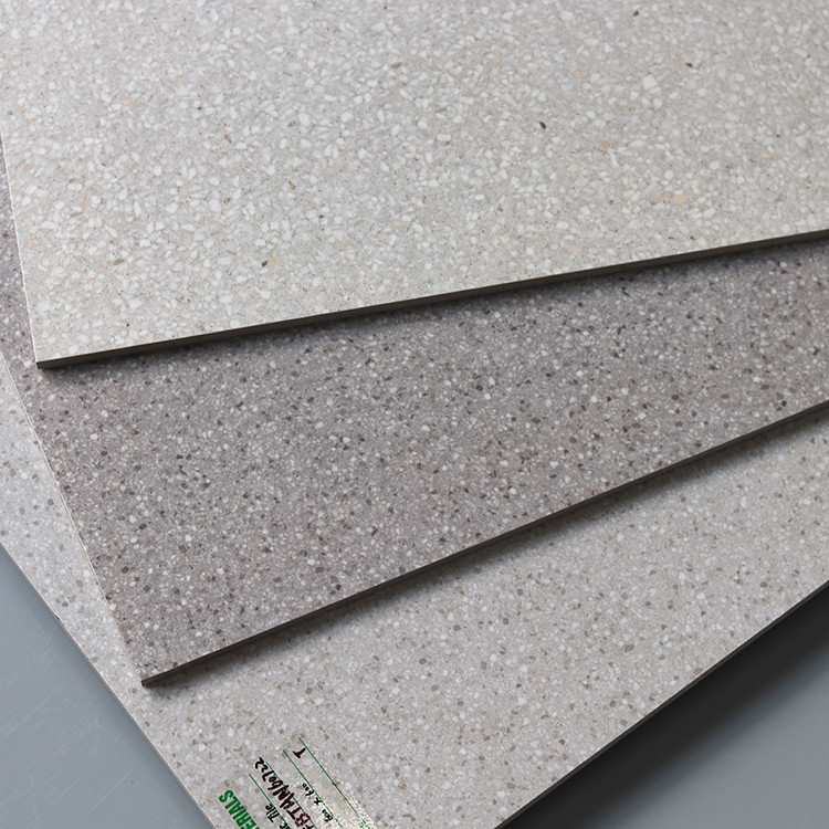 60x60cm Witte Gray Small Pots Anti Skid Rustieke het Terrazzotegel van het Bevloeringsporselein