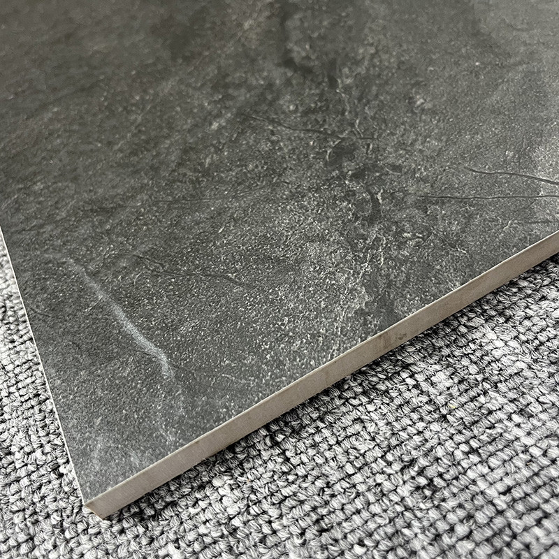 Misstap niet Matte 60 X 120 Verglaasde Keramische tegels Rustiek Donker Grey For Living Room Floor