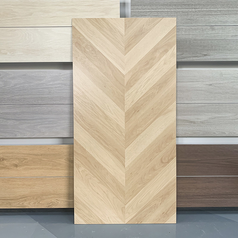 600*1200mm de Houten die Effect Misstap van Porseleintegels niet voor Woonkamer wordt verglaasd