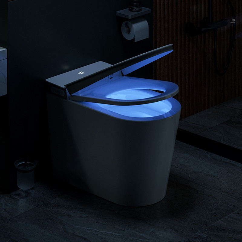 Het ceramische Bidet van de Kom Elektrische Automatische Gelijke WC van het Vloer Ééndelige Intelligente Slimme Toilet