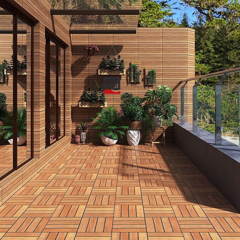 Openlucht het Porselein Rustieke Tegels niet van de Misstap Houten Korrel voor het Balkon van het de Yardterras van de Terrastuin