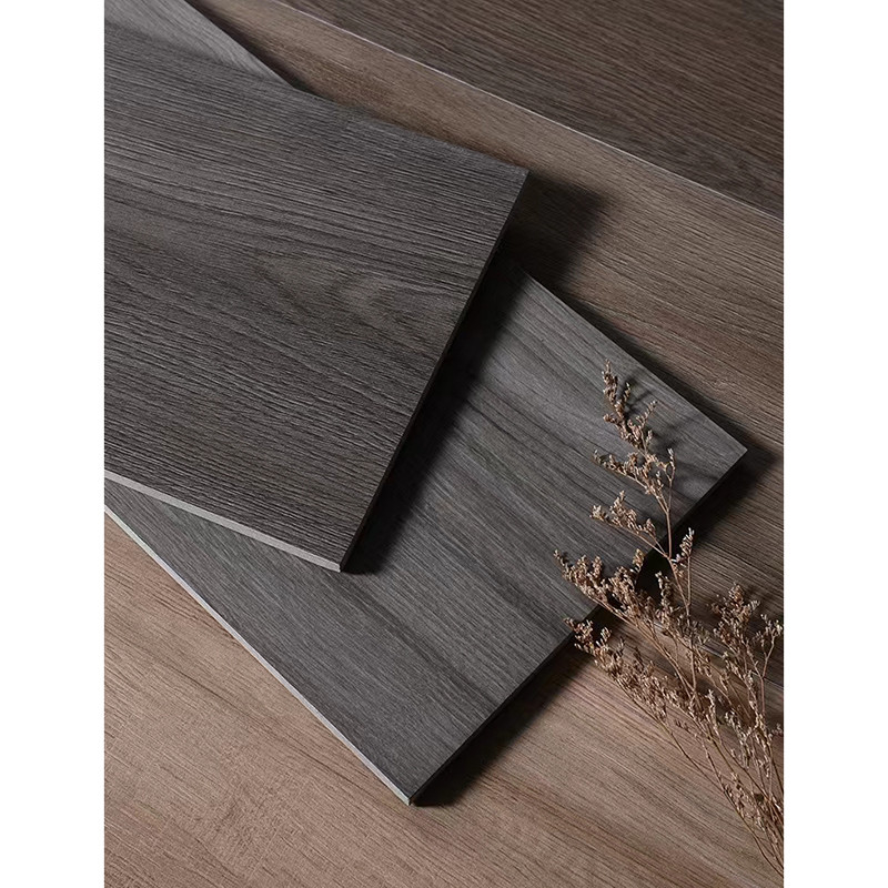 200x1200mm Verglaasd Matt Wood Grain Porcelain Tile Bruin Grey Indoor Wooden Look Antique