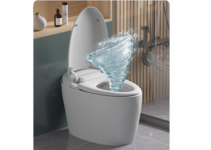 HOMIXE-van de Sensor het Elektrische Automatische Gelijke WC van de Badkamersluxe Één stuk van de het Bidet Ceramische Vloer