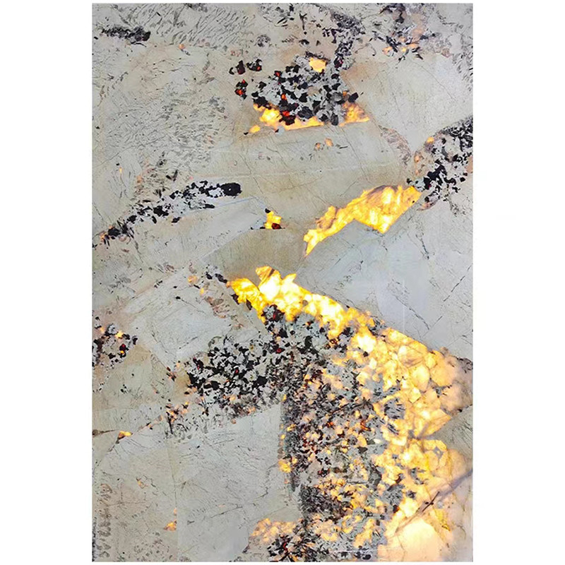 Braziliaanse Backlit Patagoina-Steen Doorzichtige Pandora Crystal White Onyx Marble Slab