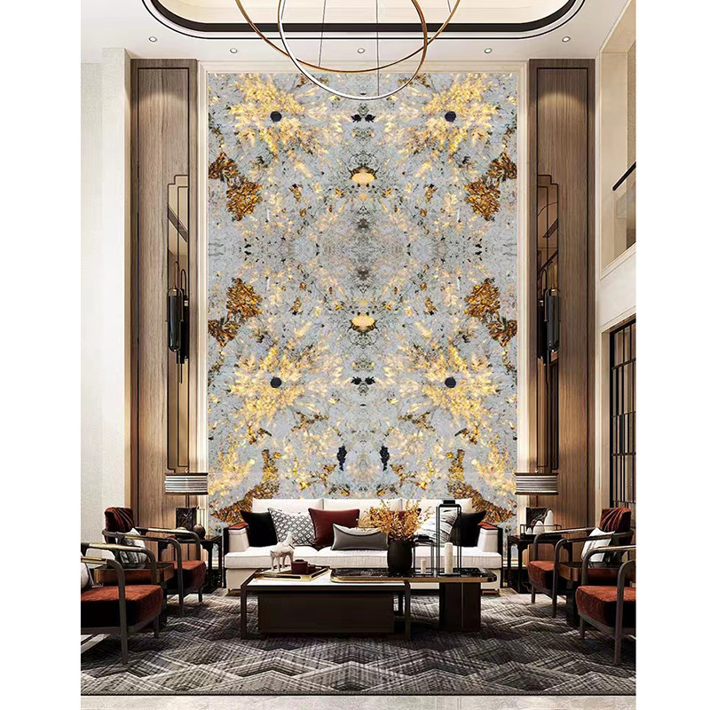 Braziliaanse Backlit Patagoina-Steen Doorzichtige Pandora Crystal White Onyx Marble Slab