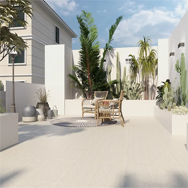 De grijze niet Misstap van de de Vloertegel van R12 Matte Surface Rustic Outdoor Porcelain