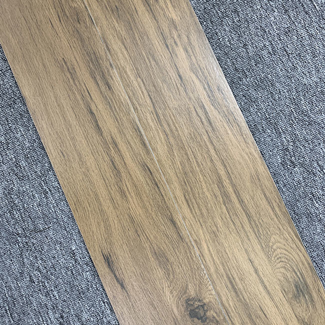 Imitatie Stevige Houten van de de Korrelvloer van het Textuur Volledige Lichaam Moderne Houten de Tegels niet Misstap