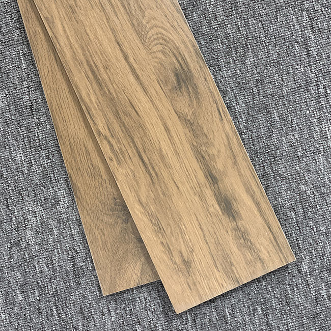 Imitatie Stevige Houten van de de Korrelvloer van het Textuur Volledige Lichaam Moderne Houten de Tegels niet Misstap