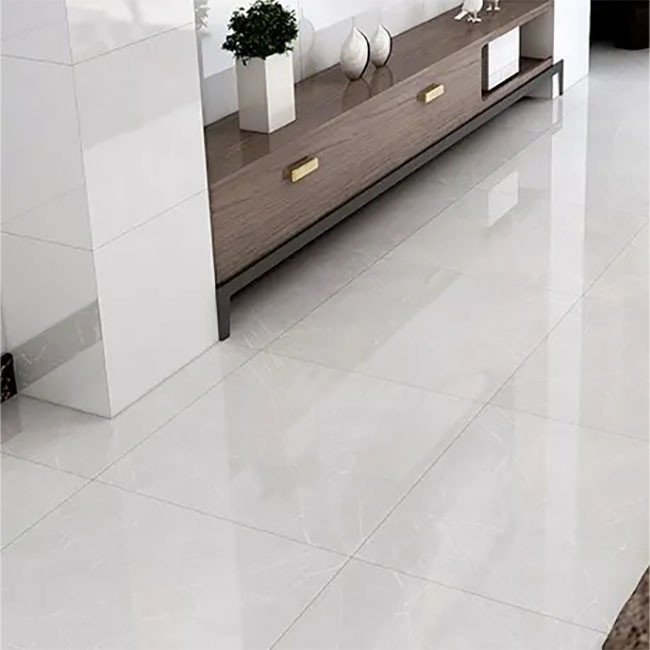 De hoge Glanzende Gray Nature Texture Glazed Polished-Porseleinvloer betegelt 600*600mm