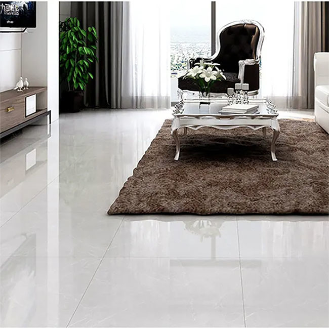 De hoge Glanzende Gray Nature Texture Glazed Polished-Porseleinvloer betegelt 600*600mm