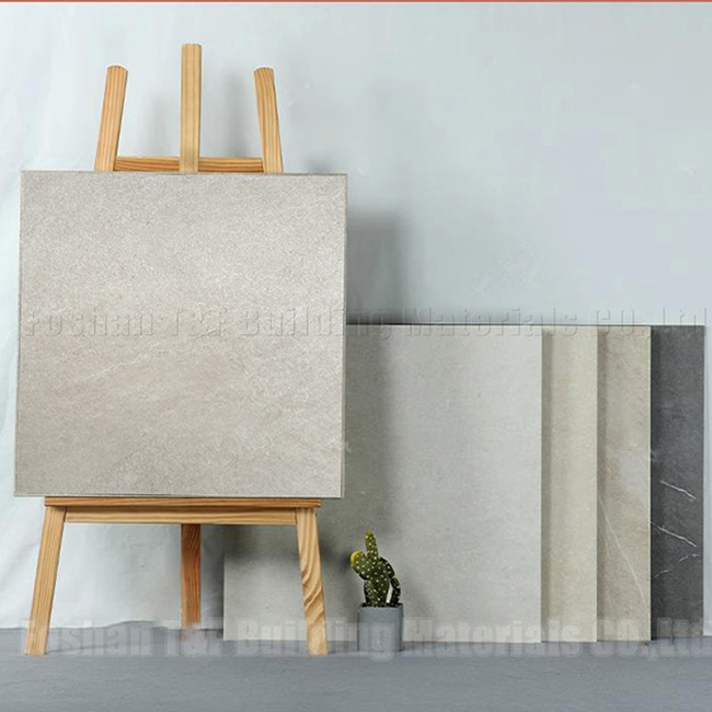 Niet-slip porselein 600x600mm rustieke vloertegels Promotie rustieke tegels Gele kleur
