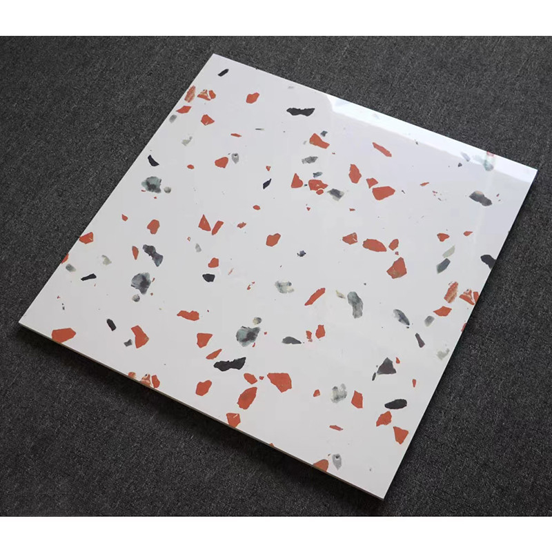 60x60cm hoogglanzige gepolijste geglazuurde terrazotjes voor woonkamer keuken badkamer wandvloer