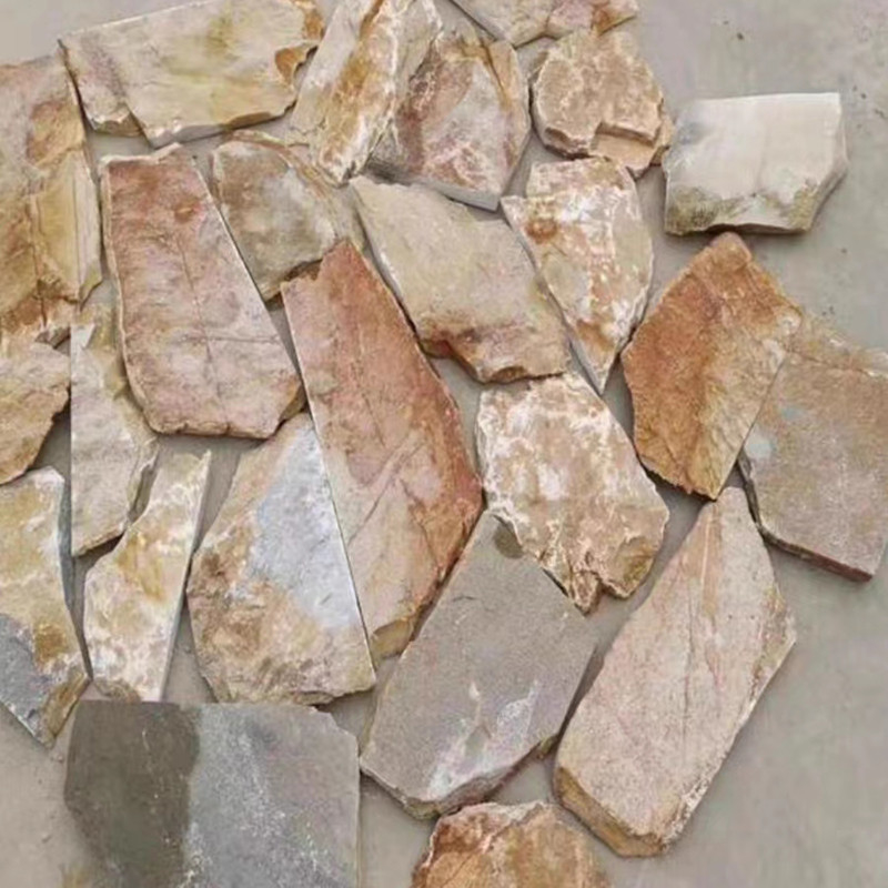 3D natuurlijke marmeren stenen willekeurige roestige leisteen gemaskerde vlaggensteen buitentuin vloerbakkers wandtegels