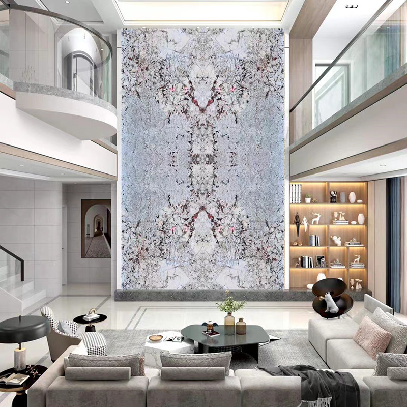 Van de de Steenplak van het luxe Natuurlijke Kwartsiet van de het Hotelvilla van de de Woonkamermuur Countertop van de het Decorkeuken