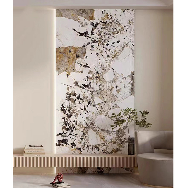 Van de de Steenplak van het luxe Natuurlijke Kwartsiet van de het Hotelvilla van de de Woonkamermuur Countertop van de het Decorkeuken