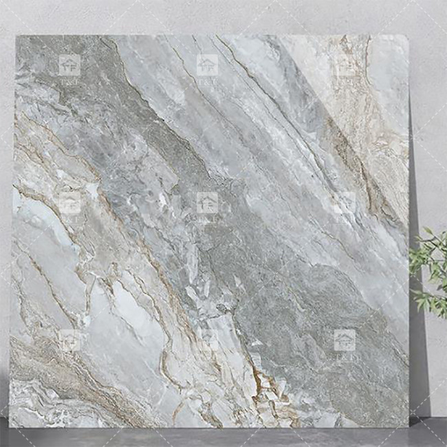 Luxe full body marmer hoog glanzend porselein geglazuurde tegels voor woonkamer