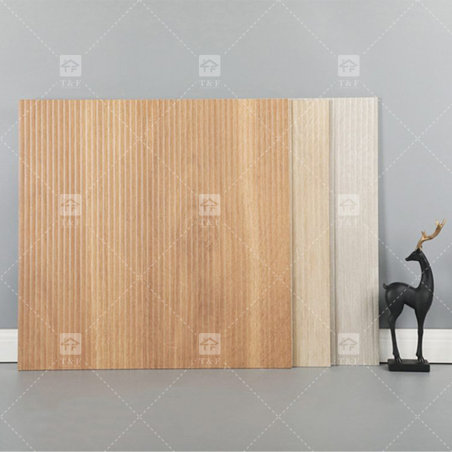 Grill Pull Trough Imitatie Hout Graan Keramische tegels Balkonvloer Luxe Textuur Achtergrond Muur