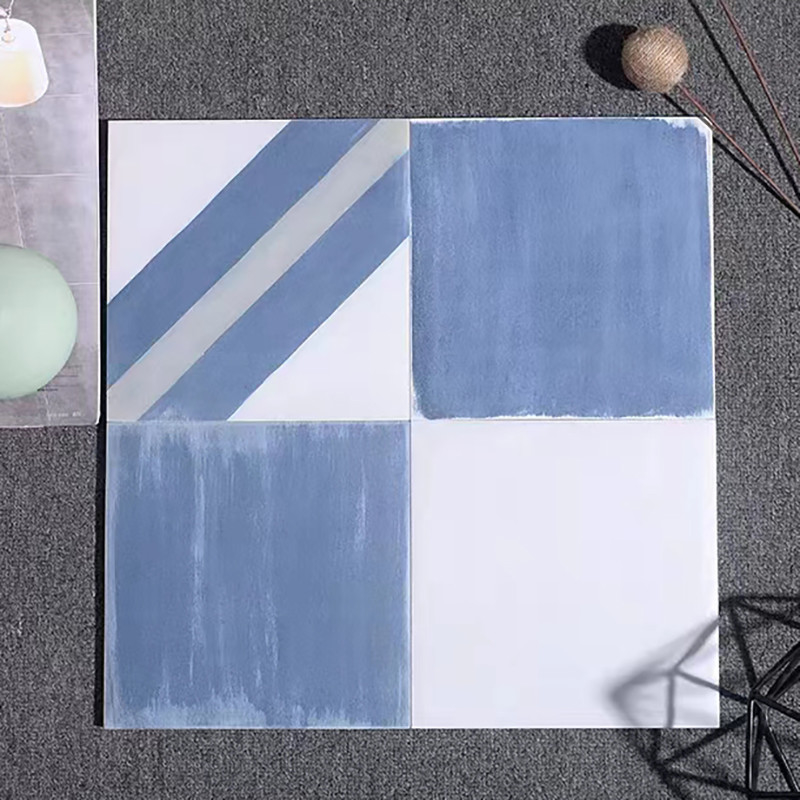 Noordse INS Tegels 300*300mm van het Stijl Zwarte Witte Verglaasde Porselein voor Vloer en Binnenlandse Muur
