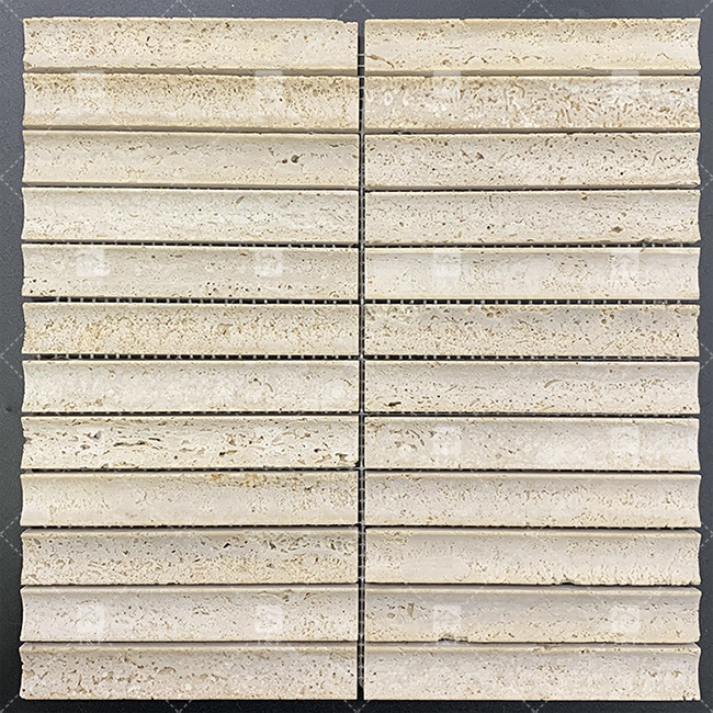 Marmeren patroon 3D boog lange strook mozaïek vloer wandtegel voor tv achtergrond Keuken Backsplash
