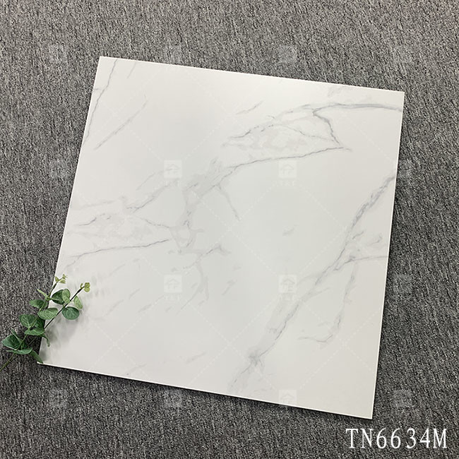 Witte kleur Marmer Look Porselein Rustieke tegels voor slaapkamer of keuken