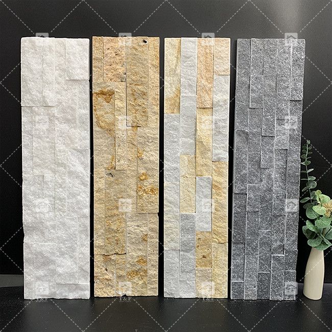 Buitenmuur Slate Stone Panels Natural Stone Tiles Muurbekleding Cultuursteen voor open haard