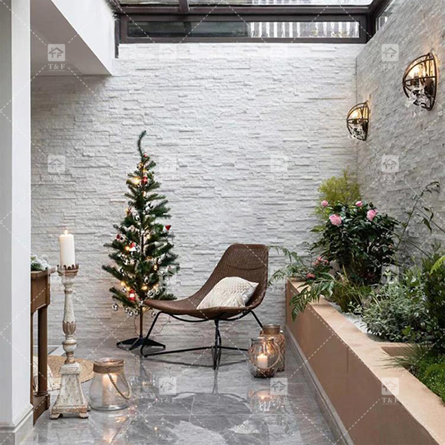 Buitenmuur Slate Stone Panels Natural Stone Tiles Muurbekleding Cultuursteen voor open haard