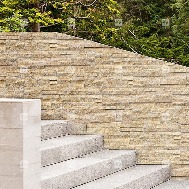 Buitenmuur Slate Stone Panels Natural Stone Tiles Muurbekleding Cultuursteen voor open haard