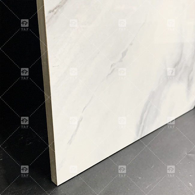 Panda Wit Marmer Look Porseleinen tegels 600x1200mm Slab voor woonkamer Wand Decor Luxe Steen voor winkels