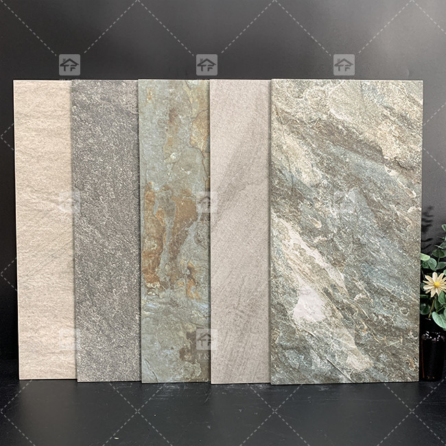300x600mm Matte 3D Keramische tegels Voor buitenmuur Decoratie Porseleinen tegels Voor muur
