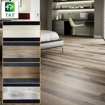 De verglaasde Houten Korrelkeramische tegels glijden 200x1000mm Browns/Tans niet Kleur uit
