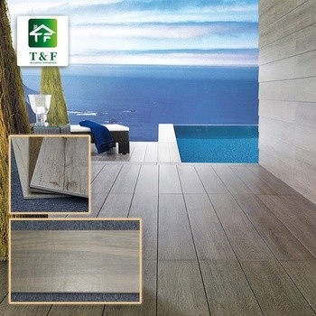 De verglaasde Houten Korrelkeramische tegels glijden 200x1000mm Browns/Tans niet Kleur uit